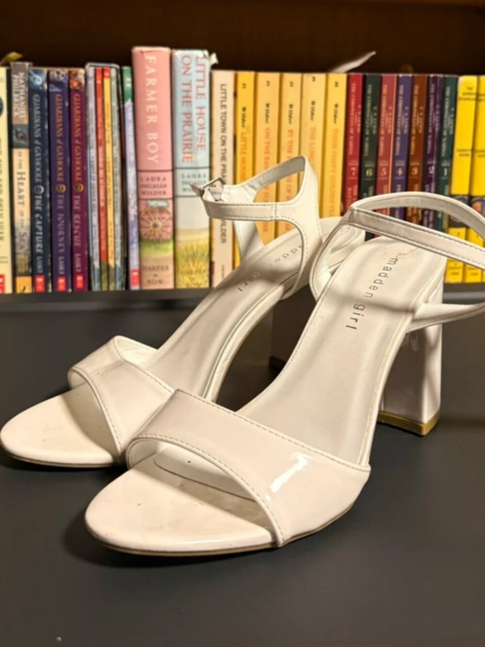 Madden girl white heels